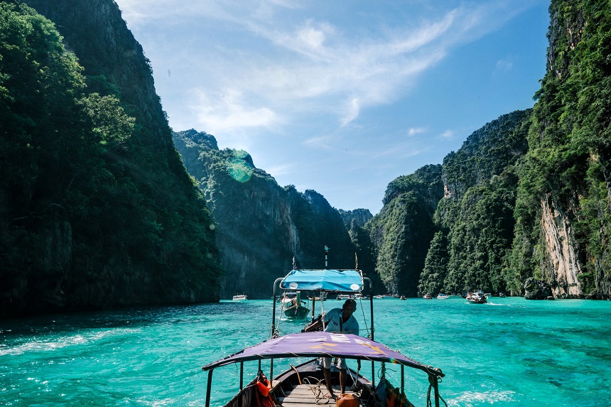 A Glory Day Sailing In Koh Phi Phi, Thailand
